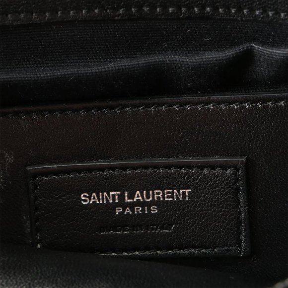 Saint Laurent College Large Quilted Shoulder Bag - Picture 4 of 12